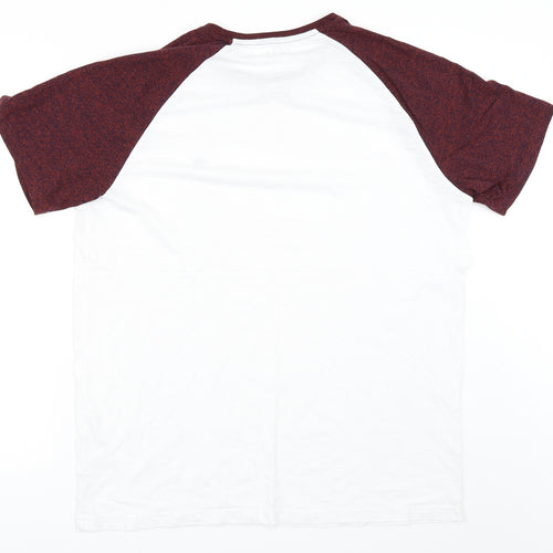 Easy Mens White    T-Shirt Size XL