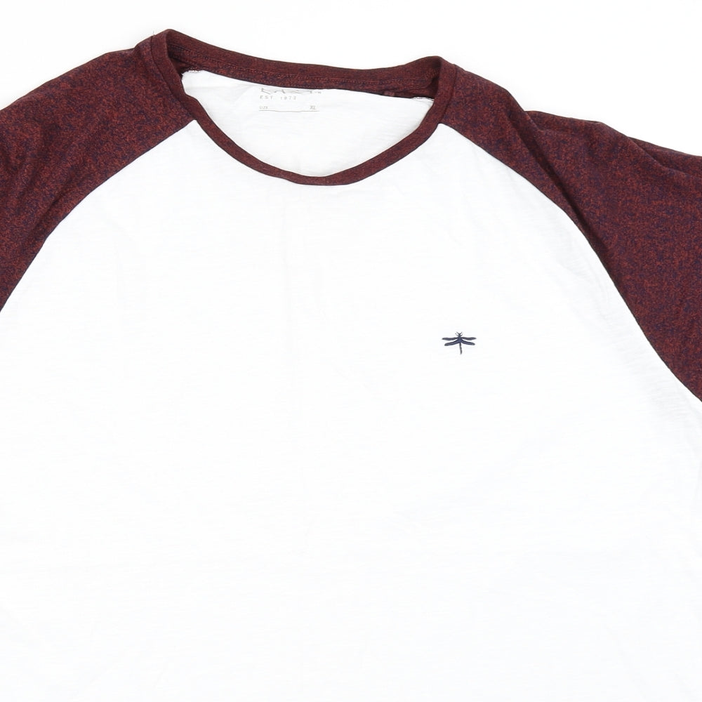 Easy Mens White    T-Shirt Size XL