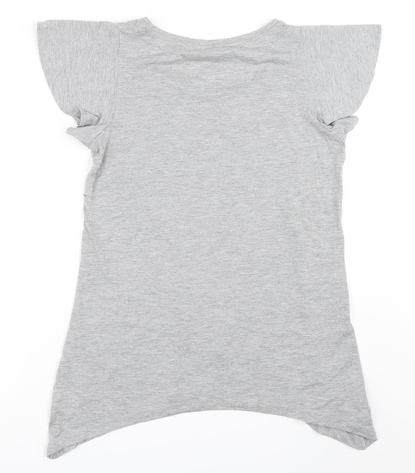 Soon Womens Grey   Basic T-Shirt Size 12