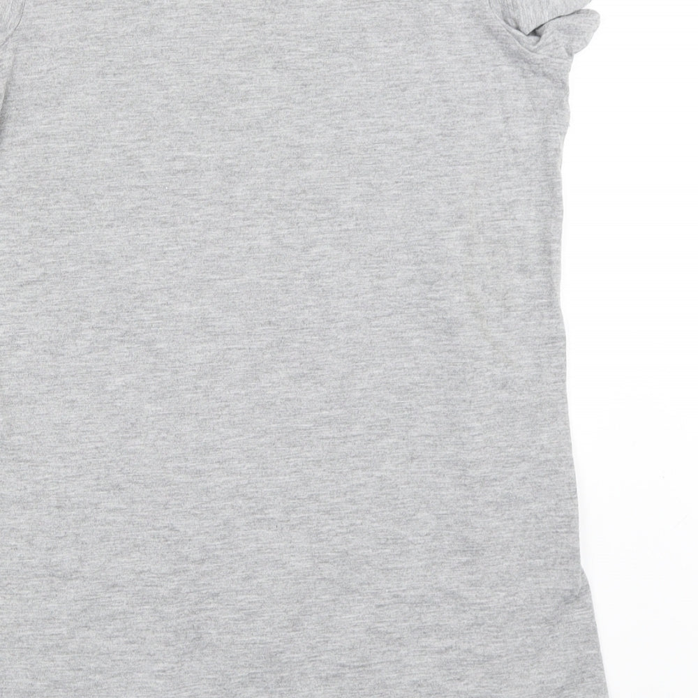 Soon Womens Grey   Basic T-Shirt Size 12