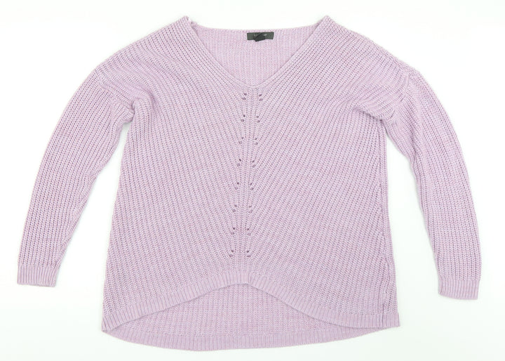 Primark Womens Purple   Pullover Jumper Size XS