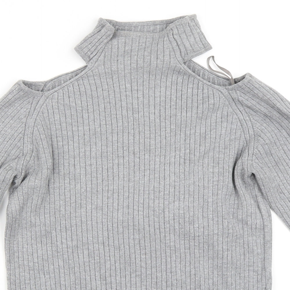 New Look Womens Grey   Pullover Jumper Size 12