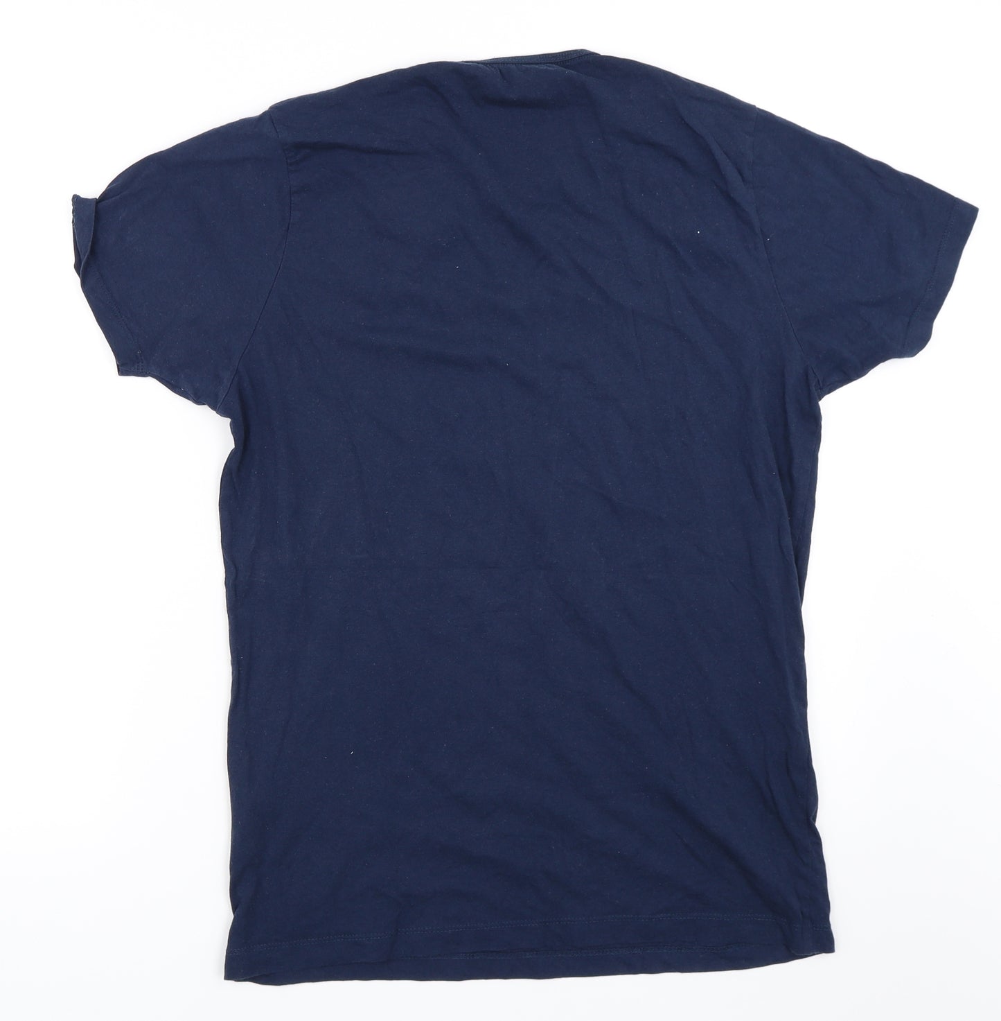 JACK & JONES Mens Blue    T-Shirt Size L