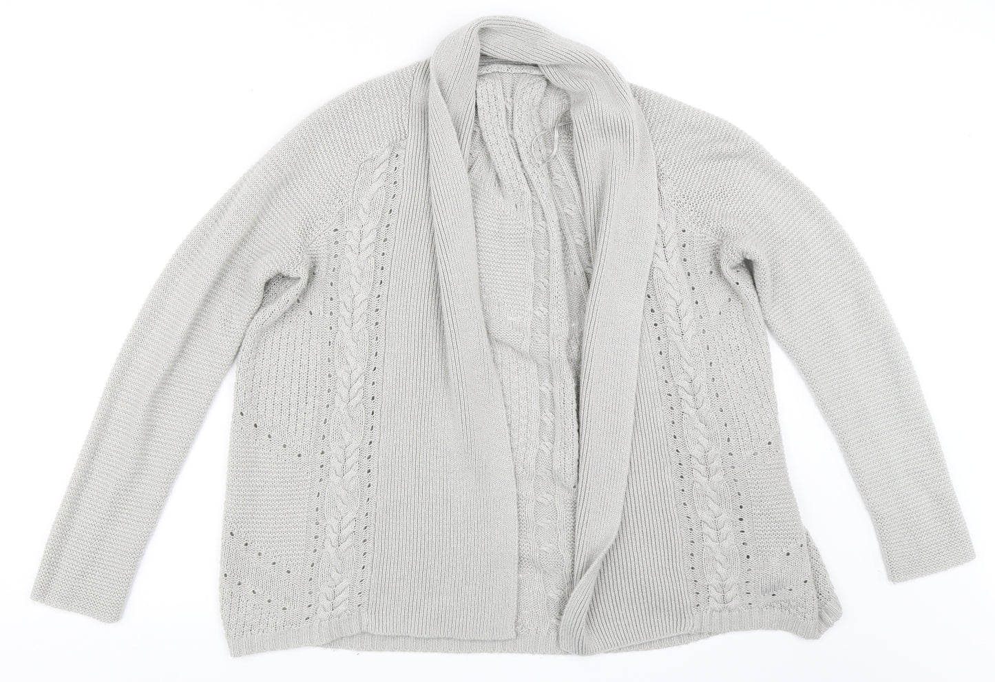 Marks and Spencer Womens Grey   Cardigan Jumper Size 10