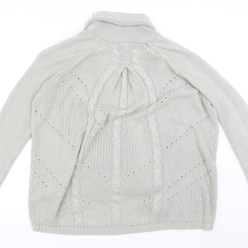 Marks and Spencer Womens Grey   Cardigan Jumper Size 10
