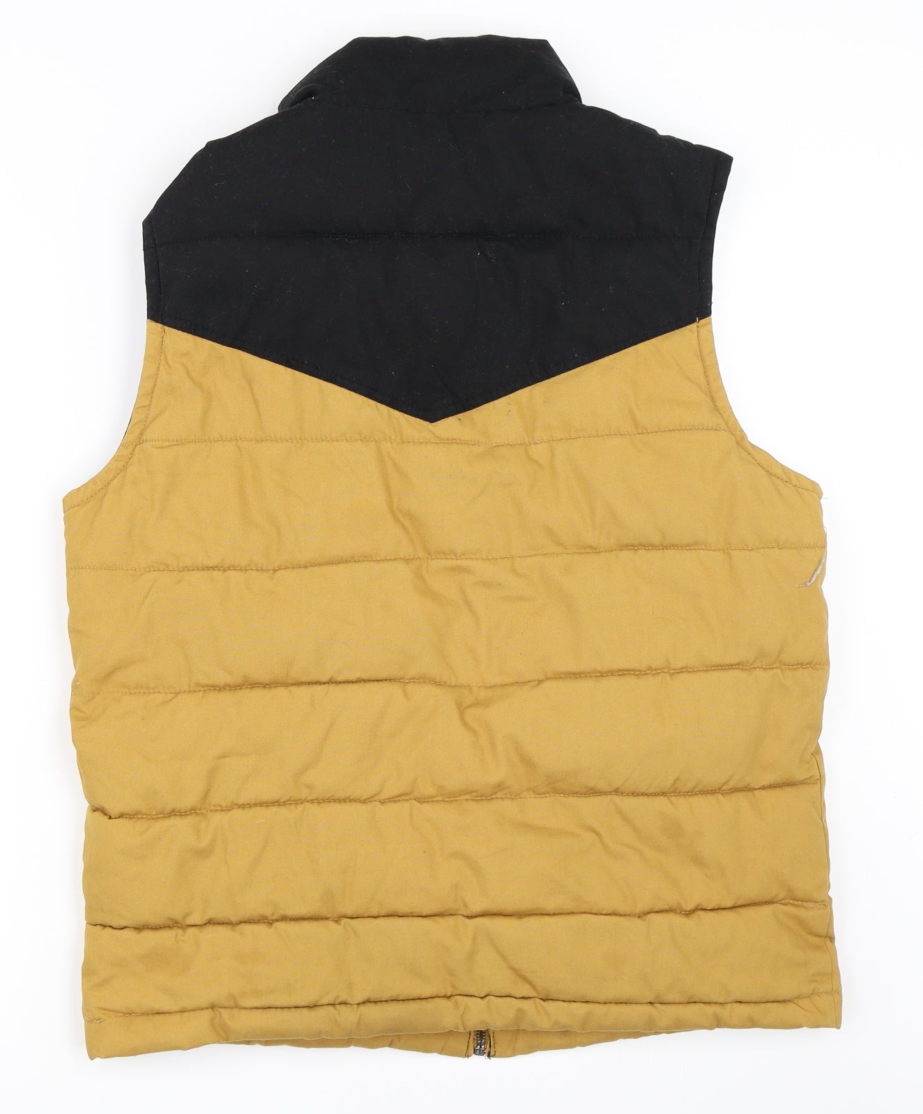 FSBN Mens Yellow   Gilet Coat Size S