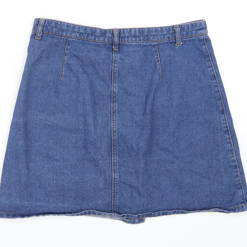 Primark Womens Blue  Denim Mini Skirt Size 10
