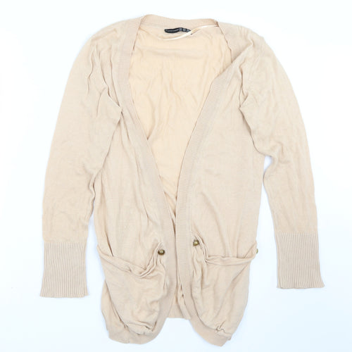 Primark Womens Beige   Cardigan Jumper Size 10