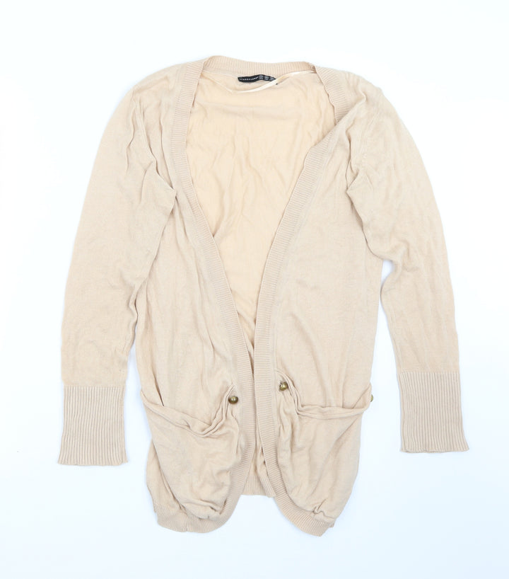 Primark Womens Beige   Cardigan Jumper Size 10