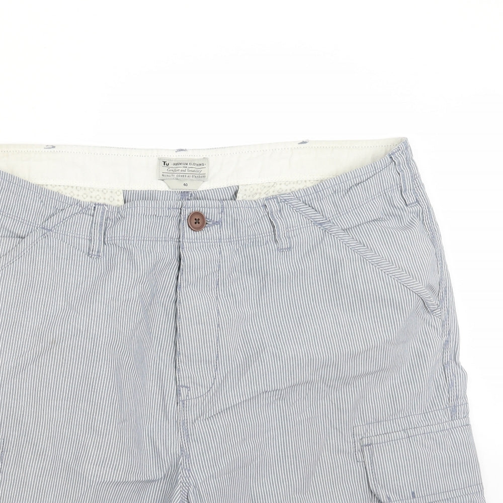 TU Mens Blue   Bermuda Shorts Size 40