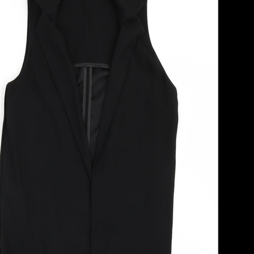 Topshop Womens Black   Gilet Blazer Size 6