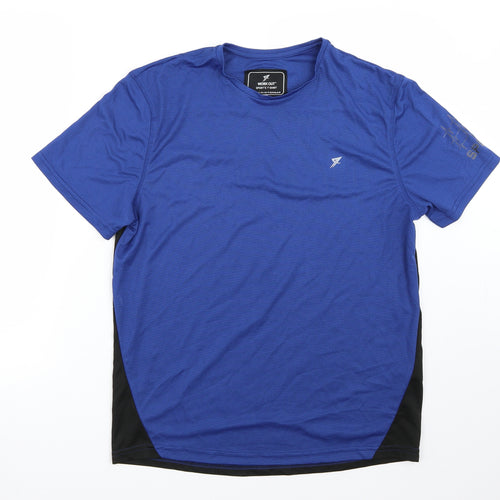 Work out Mens Blue    T-Shirt Size M