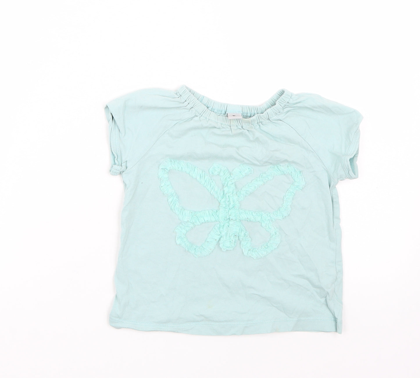 TU Boys Green   Basic T-Shirt Size 2-3 Years