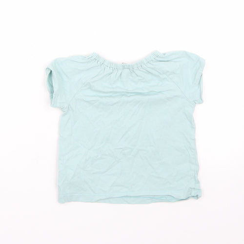 TU Boys Green   Basic T-Shirt Size 2-3 Years