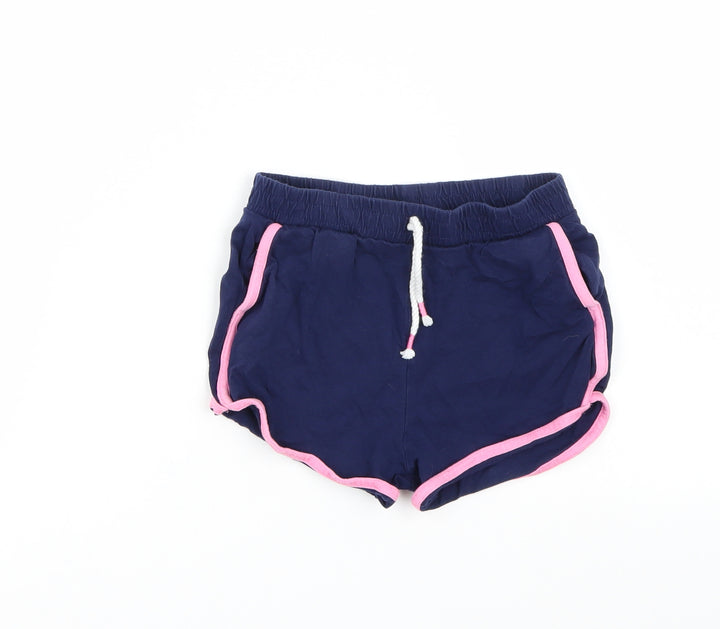 TU Girls Blue Sweat Shorts Size 6 Years
