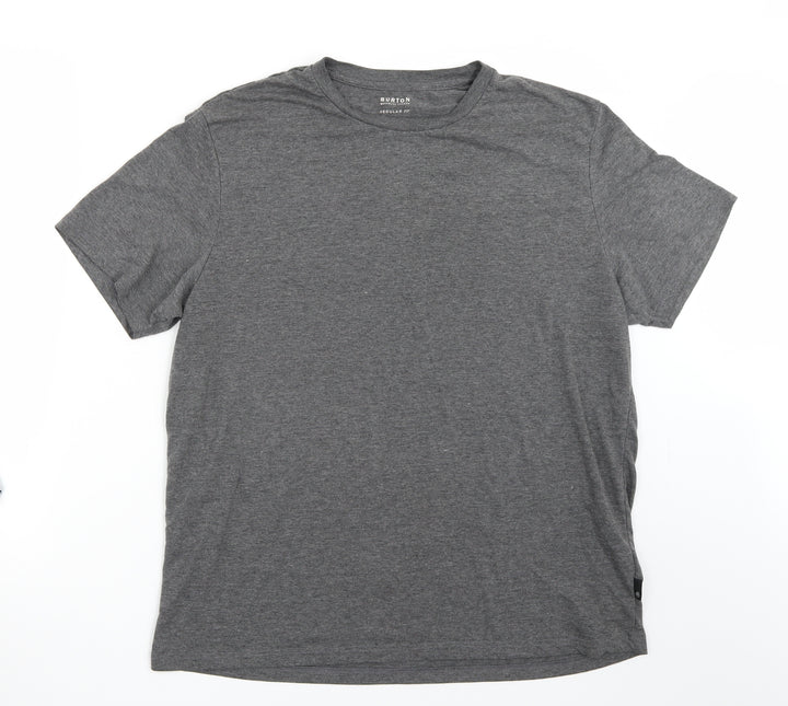 Burton Womens Grey Basic T-Shirt Size L