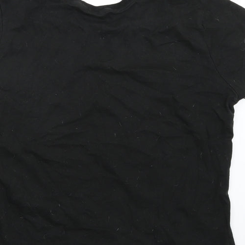 George Womens Black   Basic T-Shirt Size 10