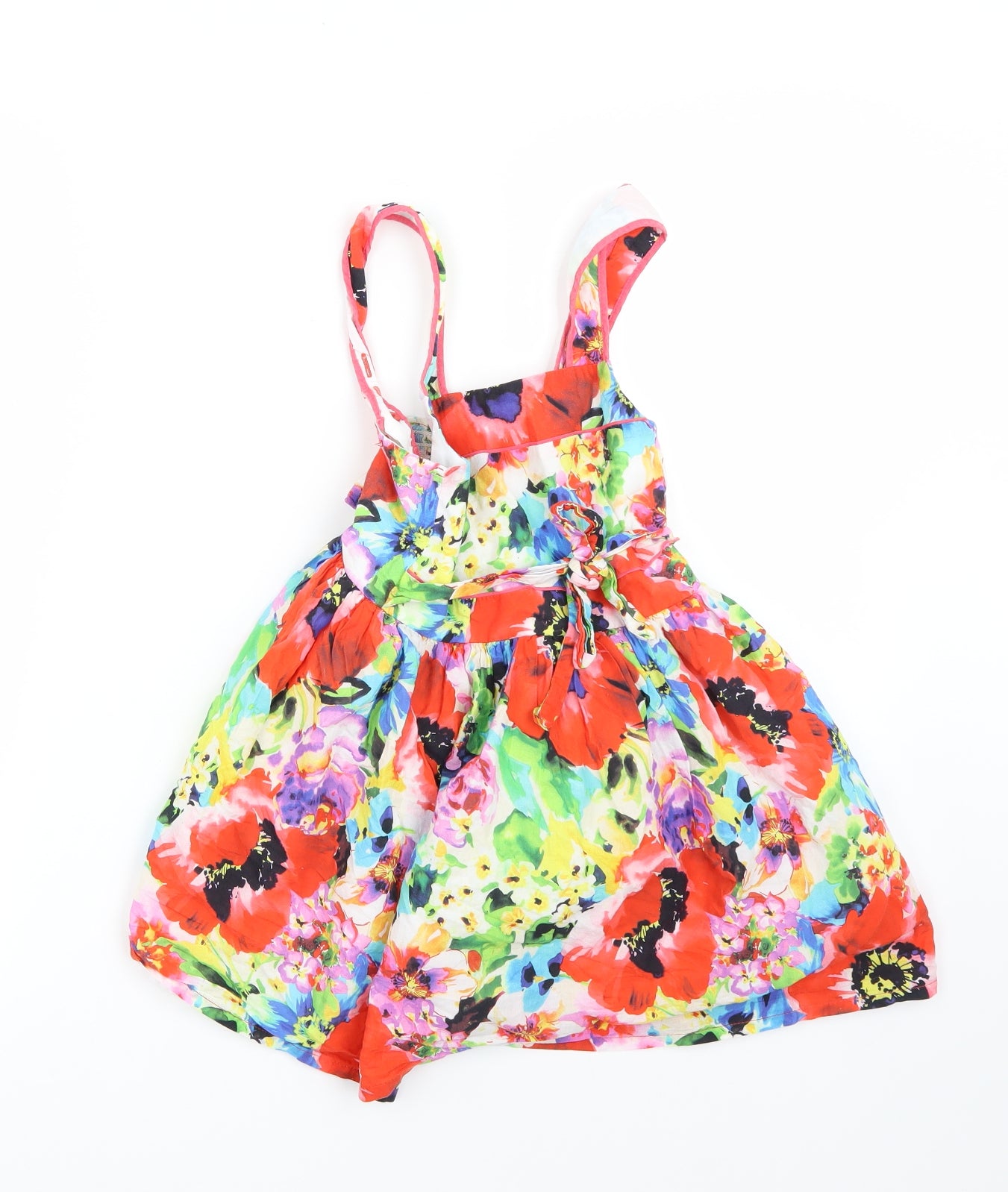 TU Girls Multicoloured Floral  A-Line  Size 4 Years