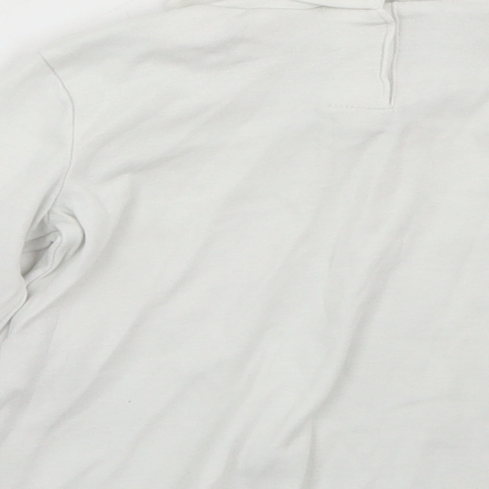 Zara Girls White   Basic T-Shirt Size 2 Years