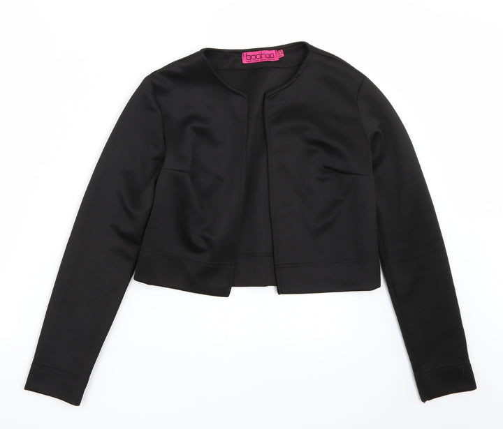 Boohoo Womens Beige Jacket Blazer Size 10