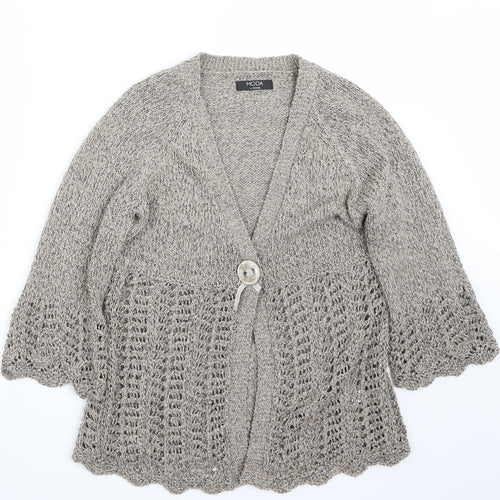 George Womens Brown   Cardigan Jumper Size 14