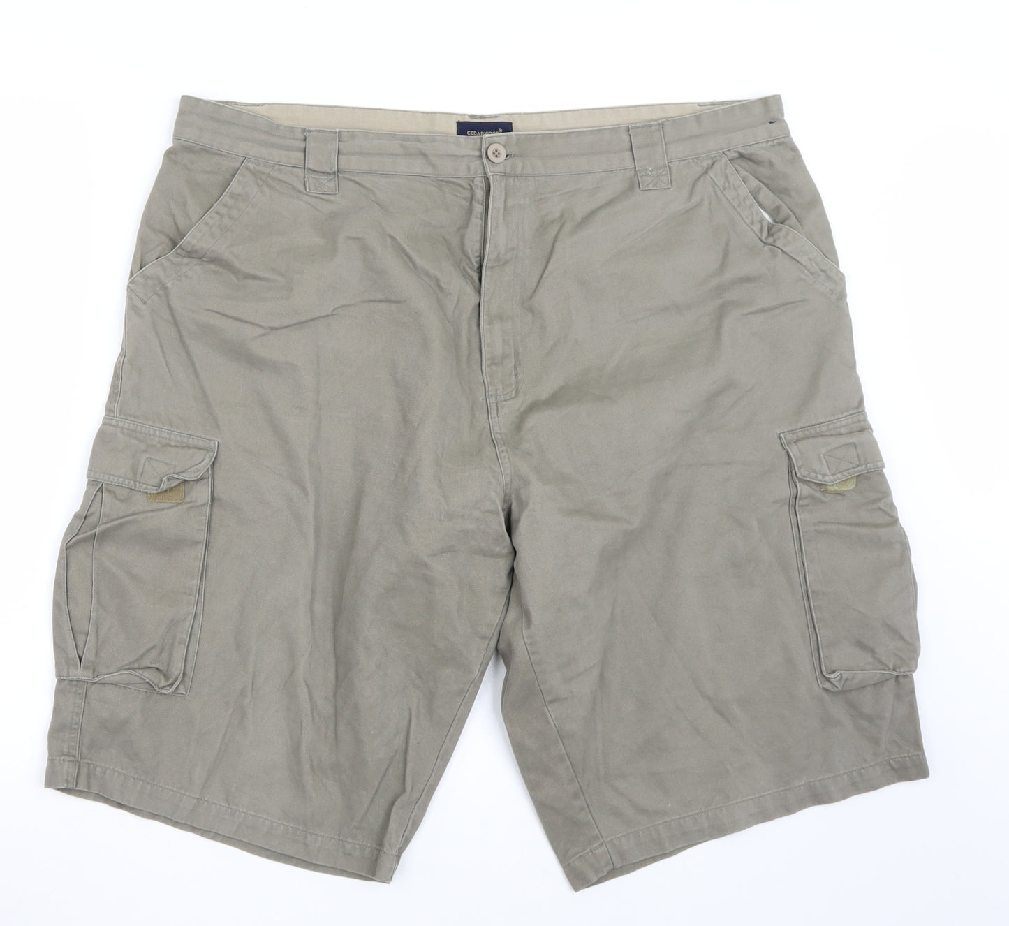 Cedar Wood State Mens Green   Cargo Shorts Size 40