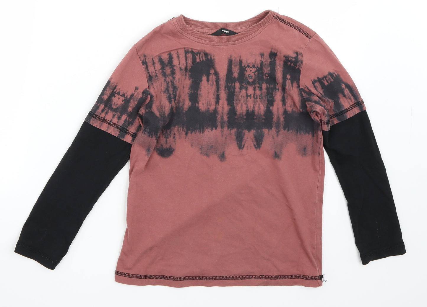 George Boys Pink   Basic T-Shirt Size 6-7 Years