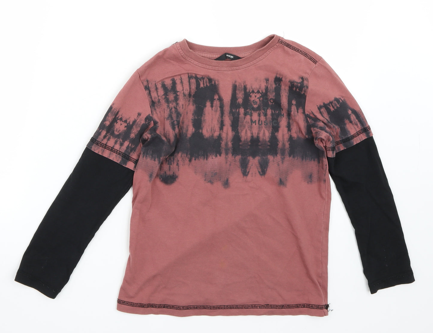 George Boys Pink   Basic T-Shirt Size 6-7 Years
