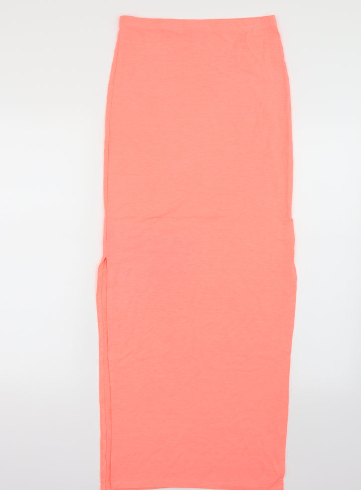 Primark Womens Pink A-Line Skirt Size 8