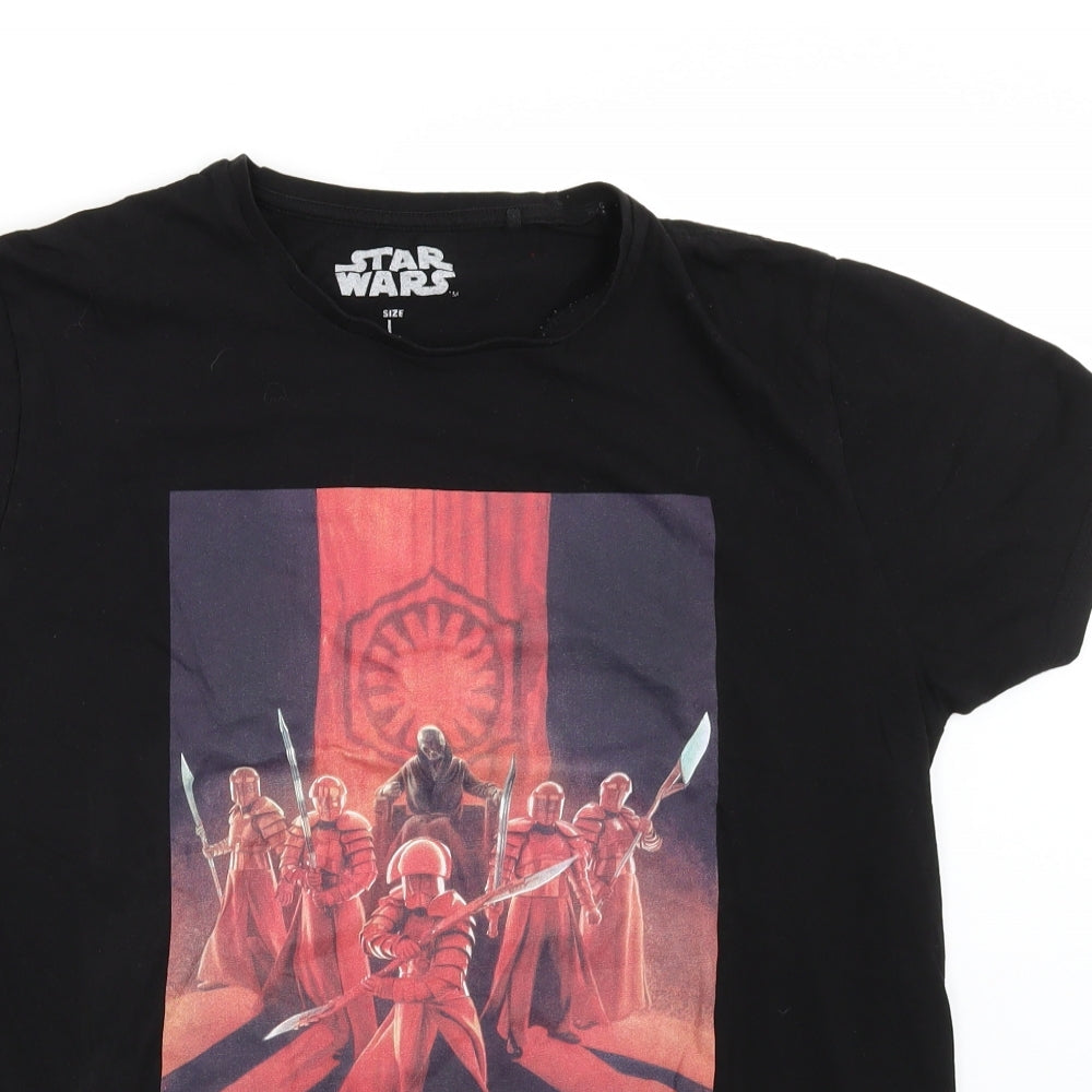 Starwars Mens Black    T-Shirt Size L