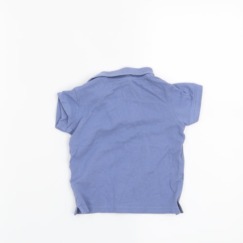 Primark Boys Blue   Basic Polo Size 9-12 Months