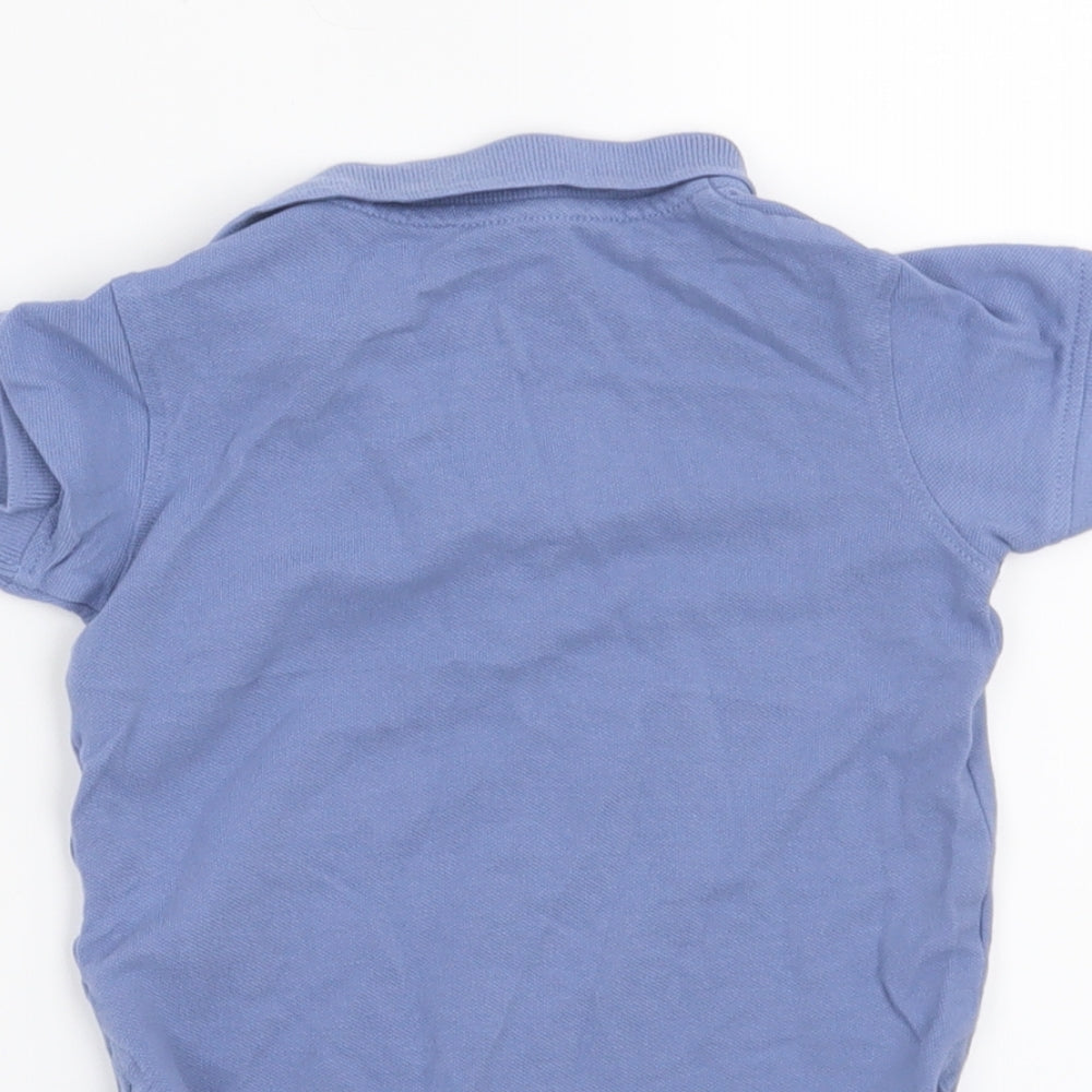 Primark Boys Blue   Basic Polo Size 9-12 Months