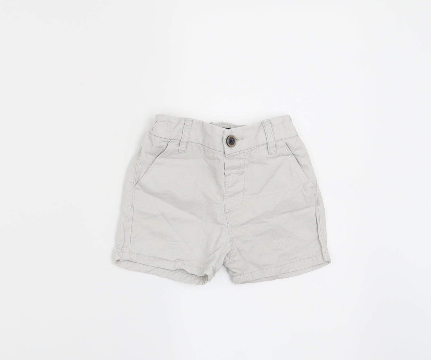 NEXT Boys Grey   Cropped Trousers Size 6-9 Months