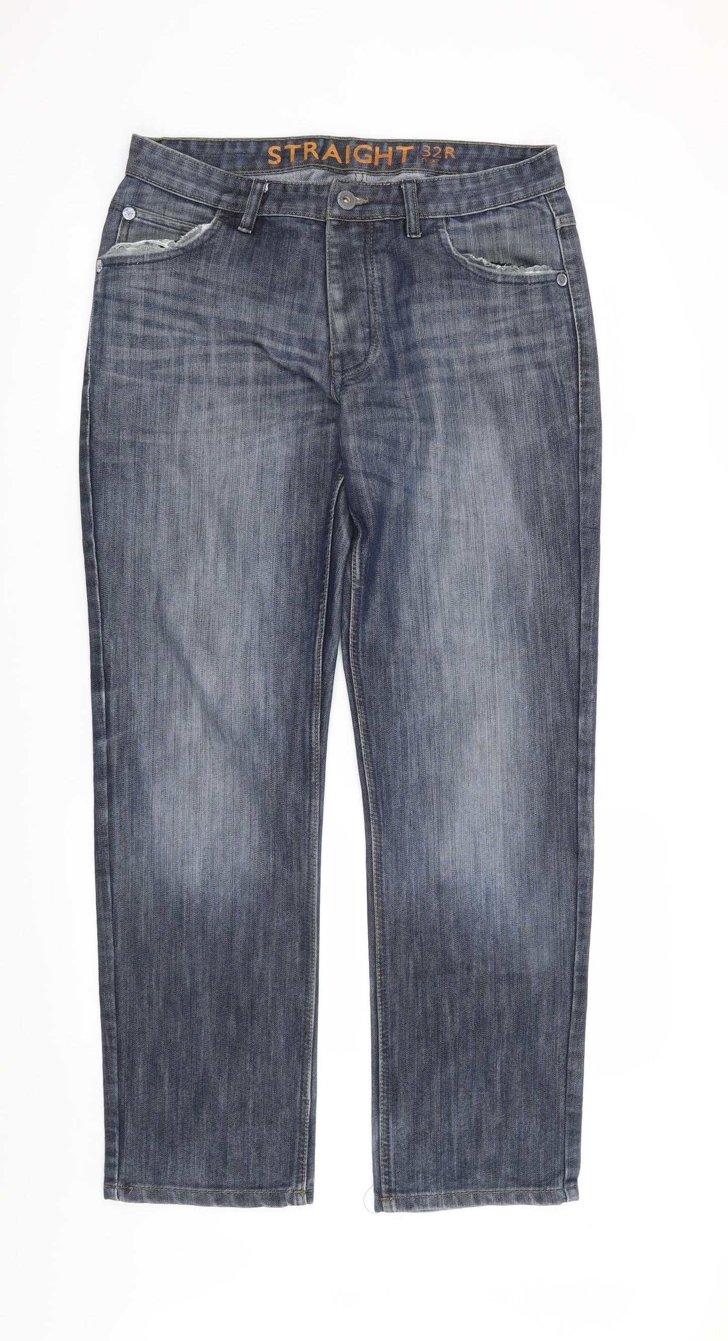 NEXT Mens Blue   Straight Jeans Size 32 in L31 in