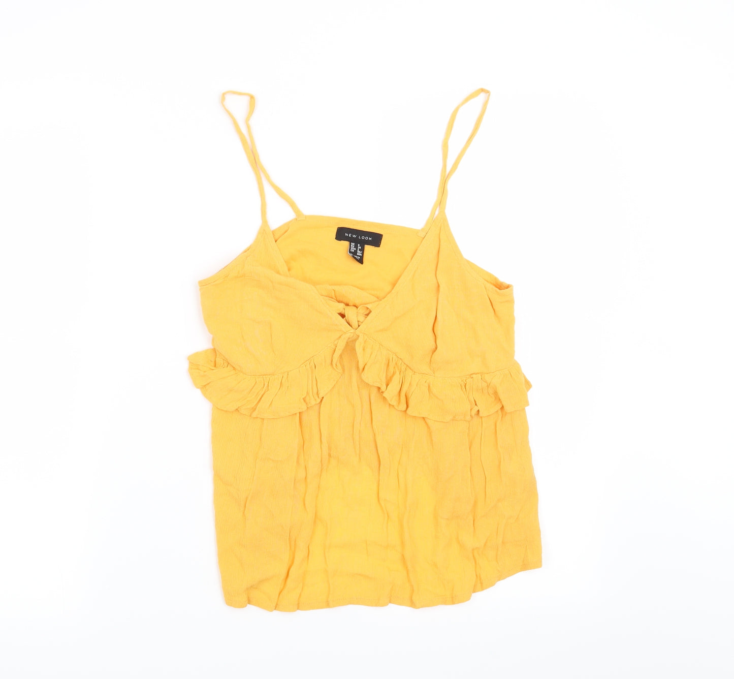 New Look Womens Orange   Basic Blouse Size 6