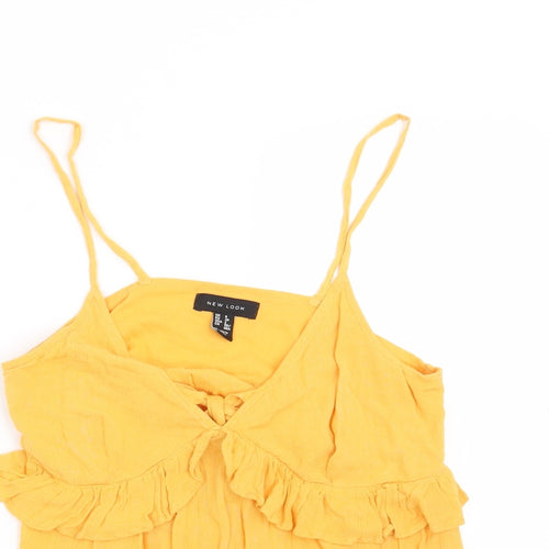 New Look Womens Orange   Basic Blouse Size 6