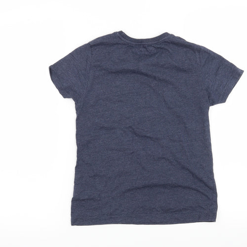 Rebel Boys Blue   Basic T-Shirt Size 9-10 Years  - Colorado