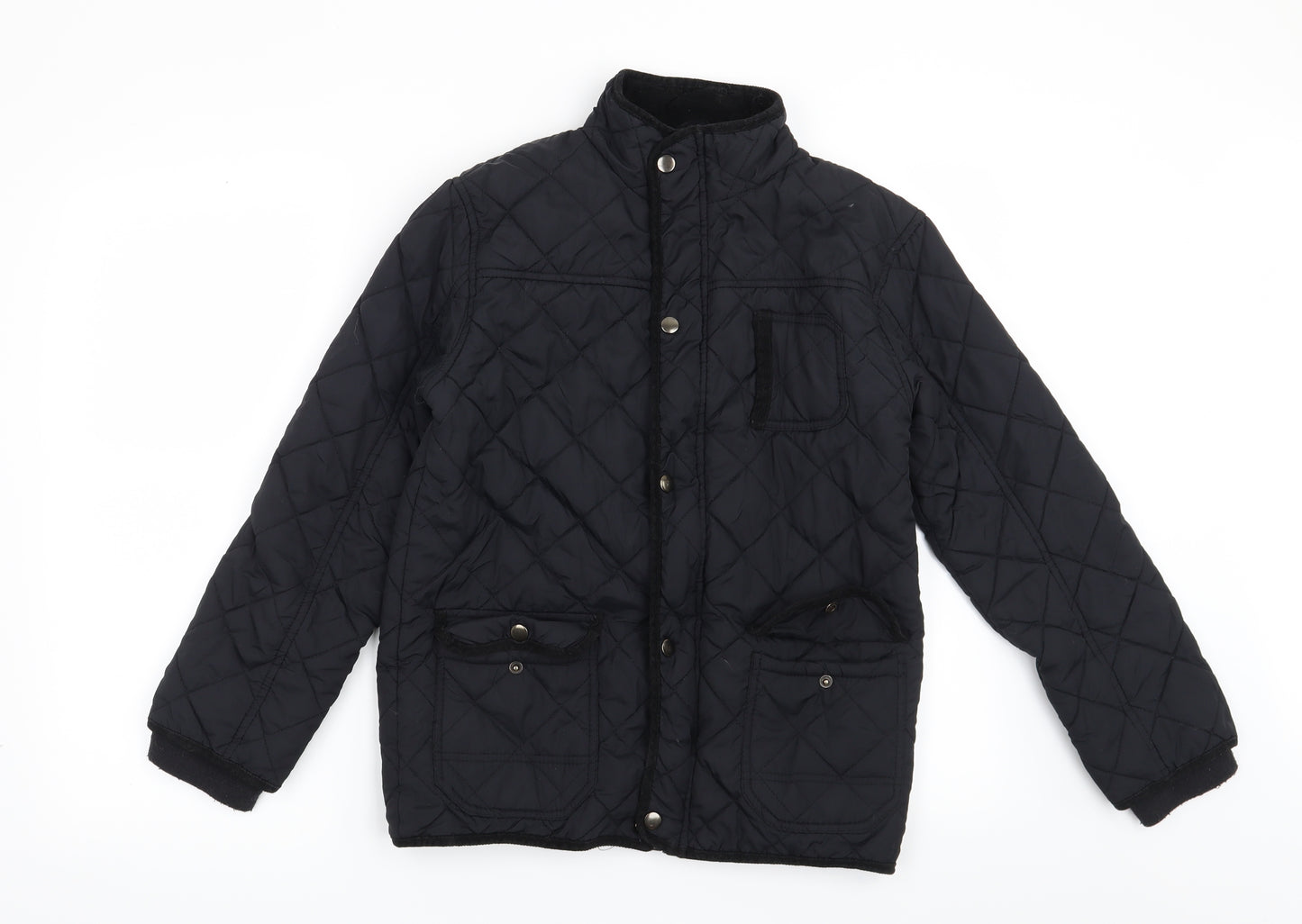 Rebel Boys Black   Jacket  Size 12-13 Years