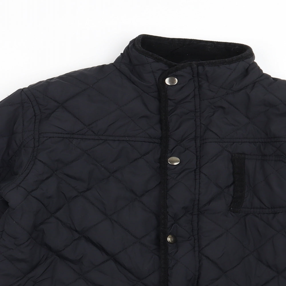 Rebel Boys Black   Jacket  Size 12-13 Years