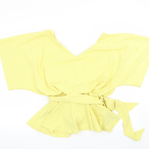 Quiz Womens Yellow   Basic Blouse Size 12