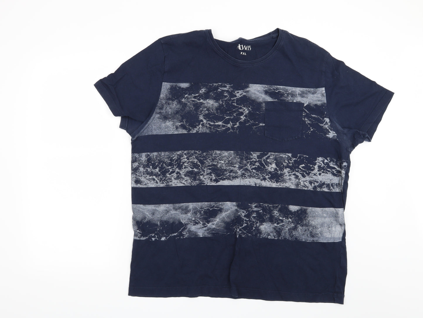 ACW85 Mens Blue    T-Shirt Size 2XL