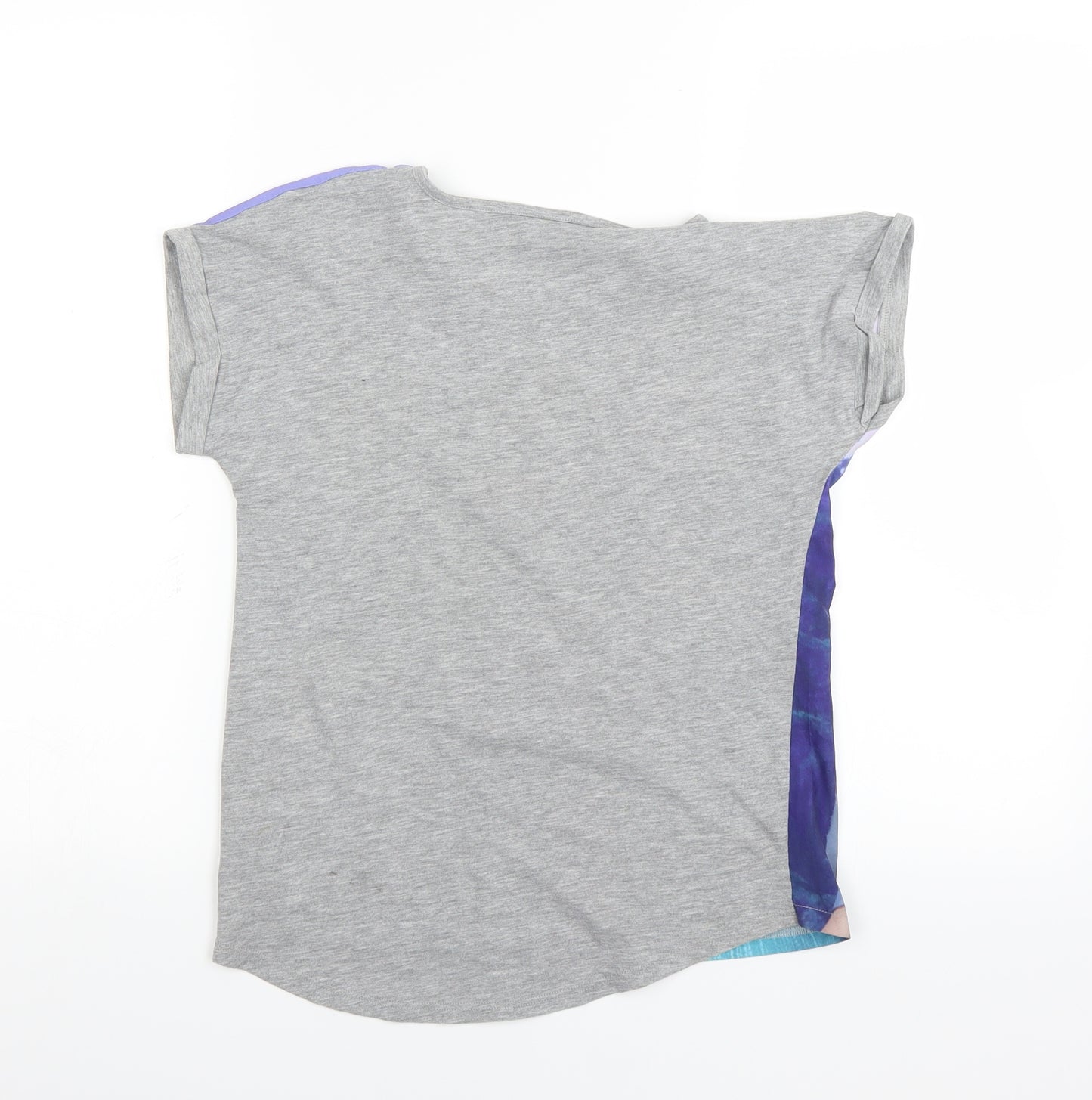 George Girls Grey   Basic T-Shirt Size 10-11 Years  - Disney Frozen