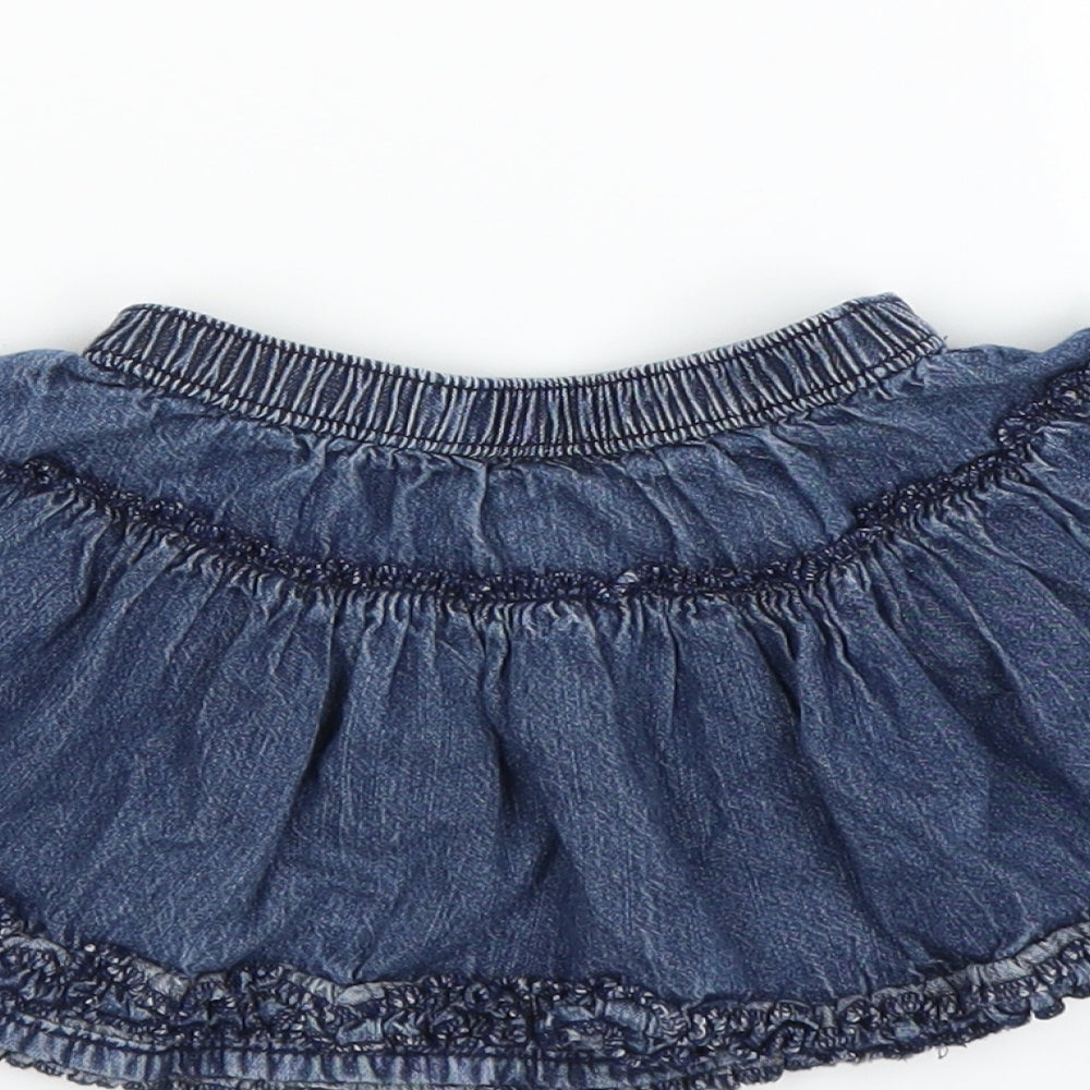 George Girls Blue  Denim A-Line Skirt Size 12-18 Months