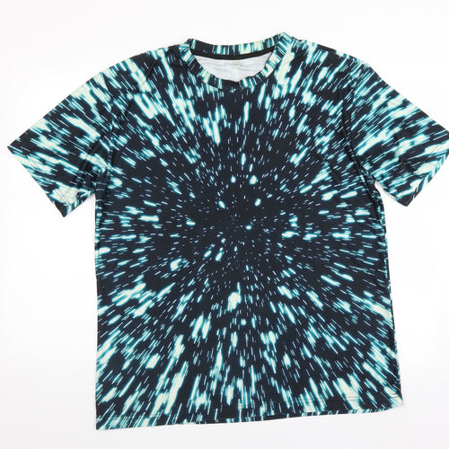 Preworn Mens Black    T-Shirt Size L