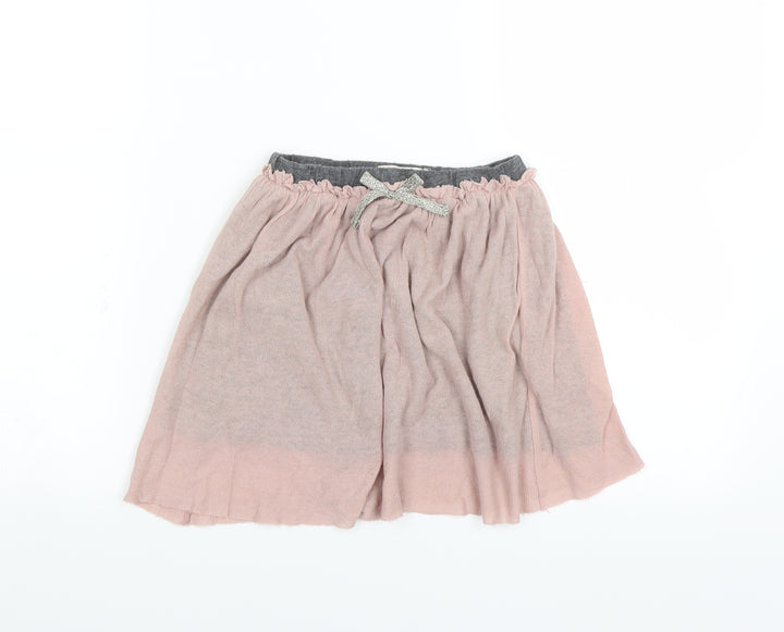 Mango Girls Pink   A-Line Skirt Size M