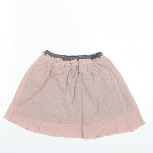 Mango Girls Pink   A-Line Skirt Size M