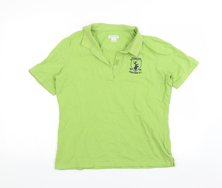 Gutter & Buck Womens Green   Basic Polo Size M