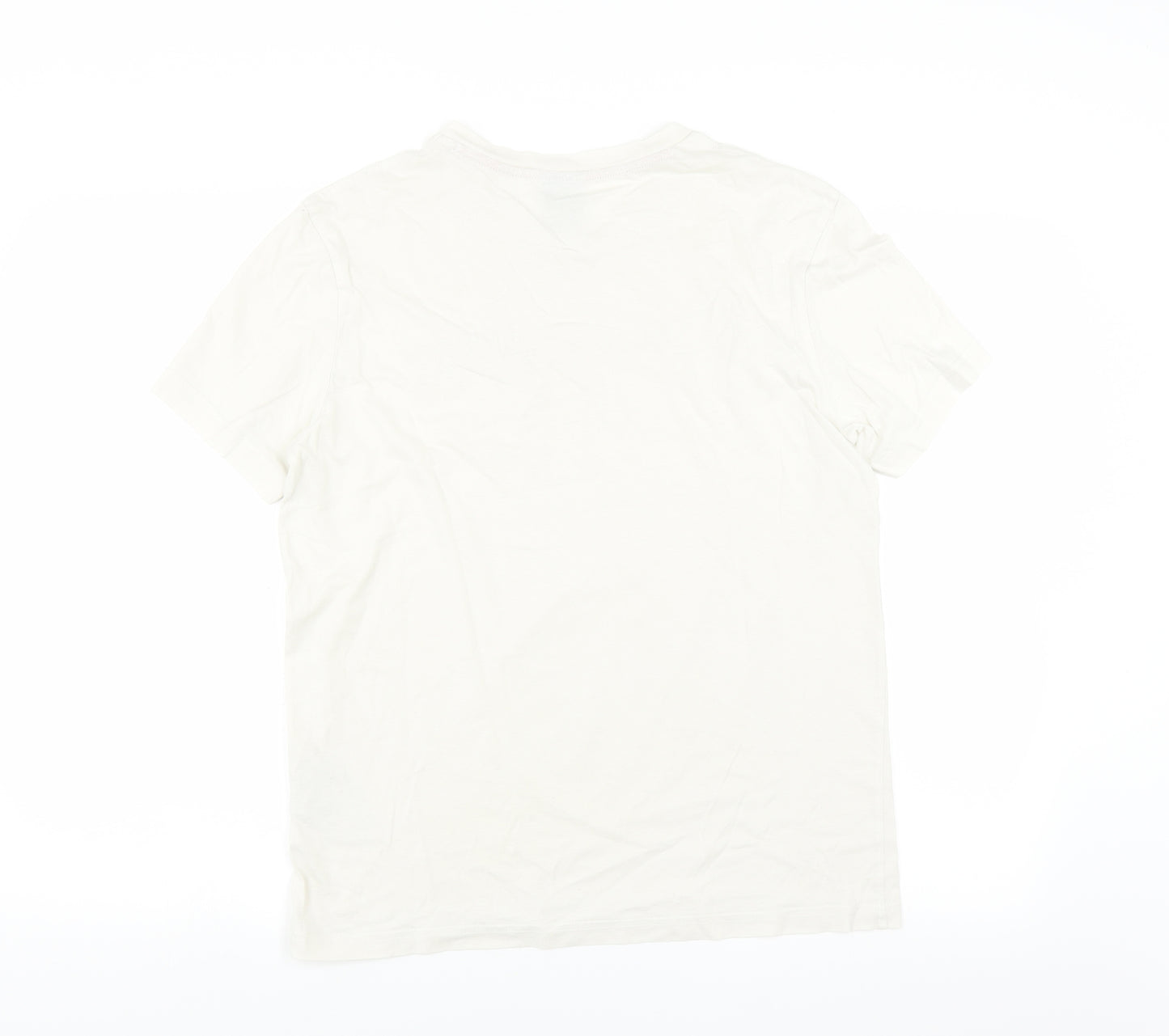 Champion Mens White    T-Shirt Size S  - Off White