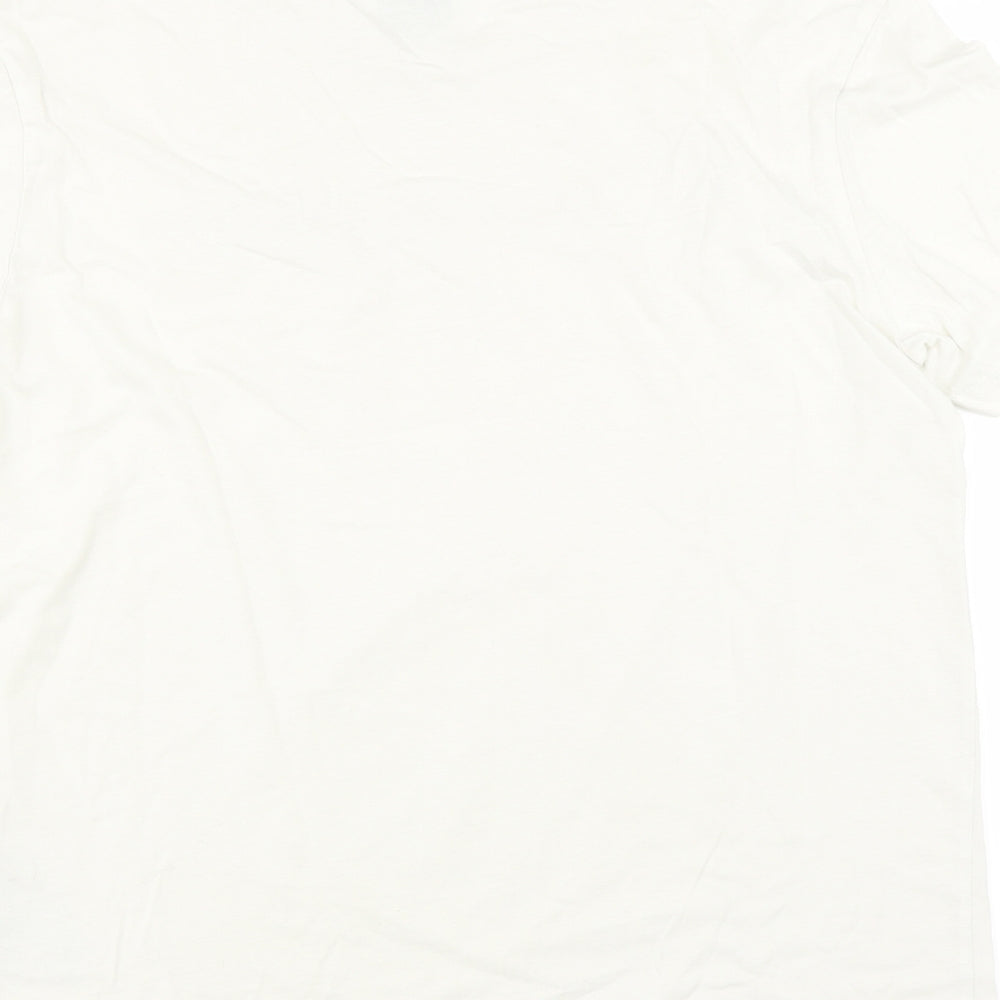 Champion Mens White    T-Shirt Size S  - Off White