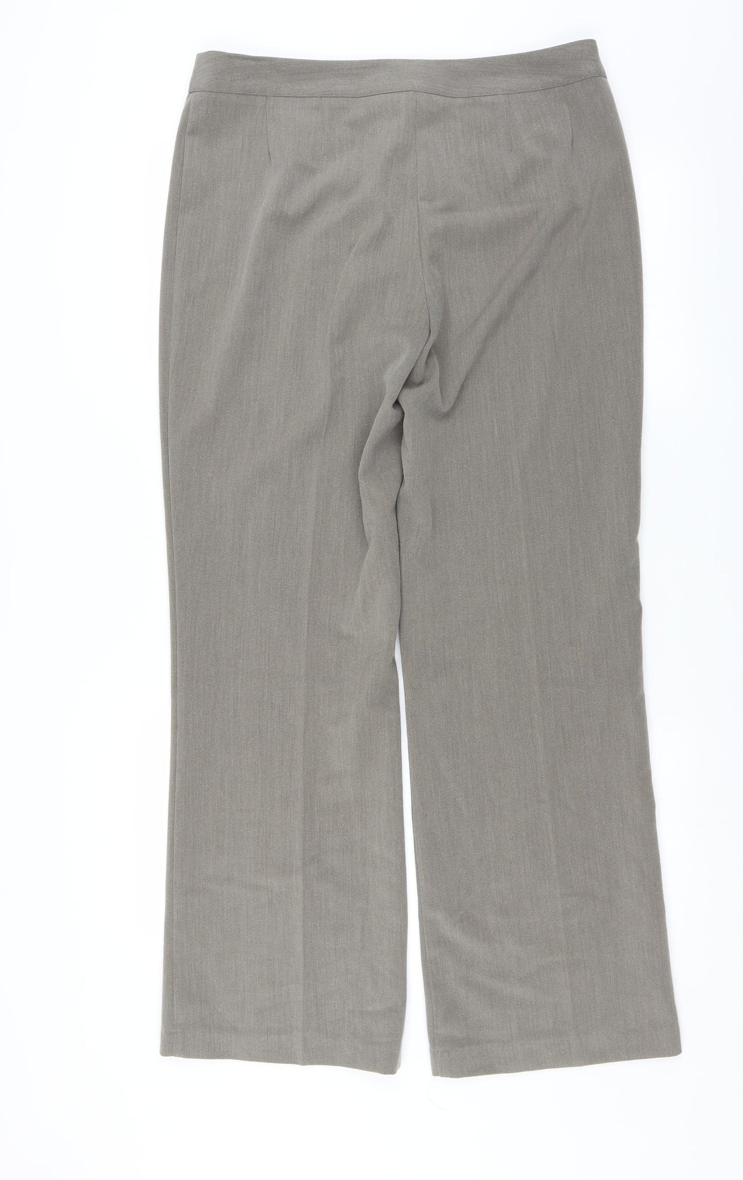 Mia Moda Womens Green   Trousers  Size 14 L30 in